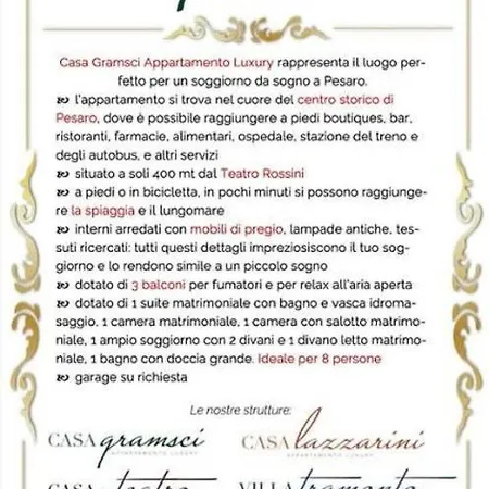 アパート Casa Gramsci Luxury *